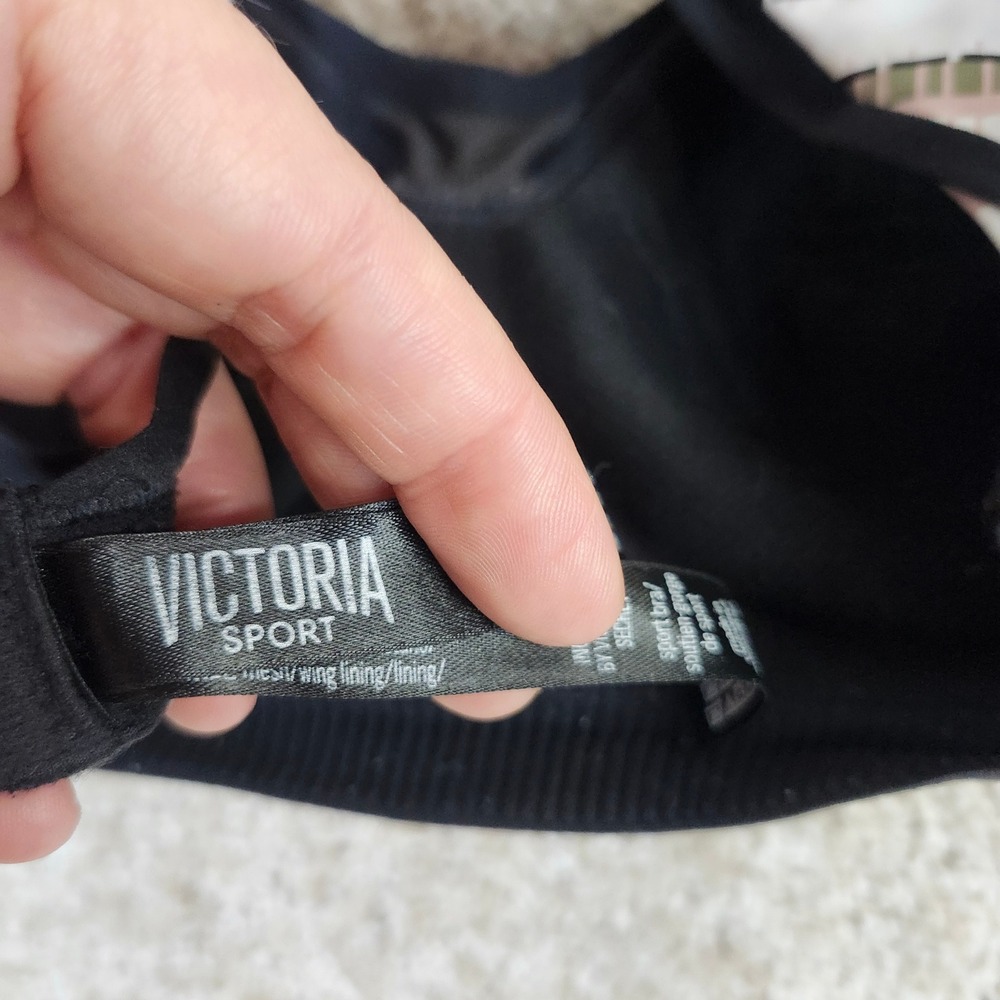 Victoria Sport Sport Bra Geometric‎ Abstract Print Racerback Activewear 32D - Picture 5 of 6